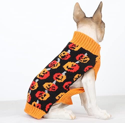 Roupas de animais de estimação de Bobibi O suéter de cachorro de pó de halloween, malhas de cachorro, vestuário