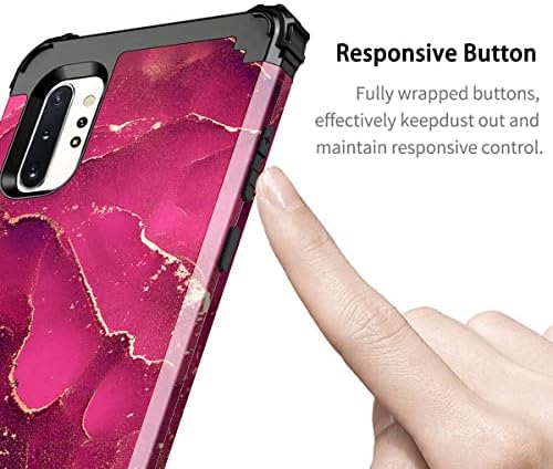 Hekodonk para Samsung Galaxy Note 10 Plus Caso, Proteção para o choque pesado Proteção à prova de