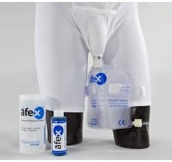 Sistema de gerenciamento de Afex para incontinência masculina com alto receptáculo recomendado para diurno ativo use cintura grande