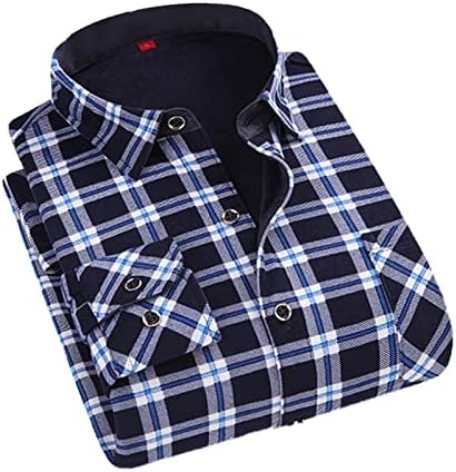 Mente de outono e inverno moda casual lixar bolso de bolso de bolso de fivela composta de camisa composta de camisa