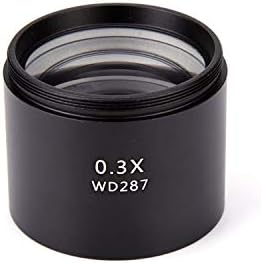Microscópio Xkun 0,3x 0,5x 0,7x 0,75x 1x 1x 1x 2x Lens de lente estéreo de lentes de barlow Acessórios