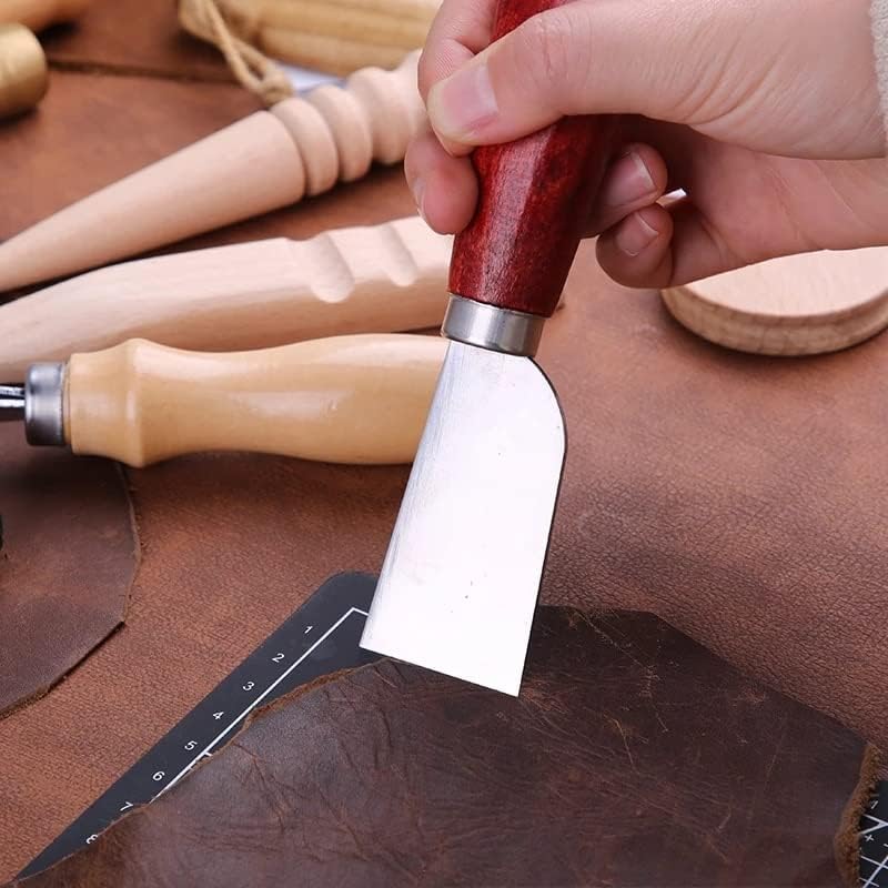 Kit de ferramentas de artesanato de couro Hand costura costura de punção de punção trabalho de sela de