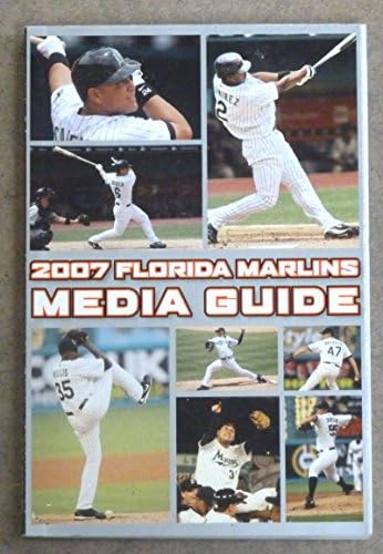 Guia de mídia de beisebol da Florida Marlins MLB - 2007 -/nm