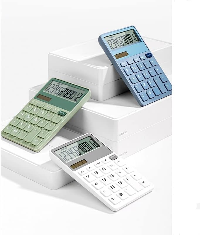 Calculadora de moda xwwdp de 12 bits personalidade de tela grande calculadora grande calculadora de contabilidade