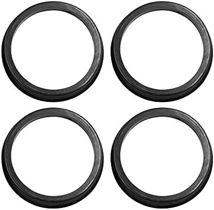 X Ringos centrados no cubo de carro Autohaux Centro de furo 66,6 a 57,1mm - 4pcs plástico preto