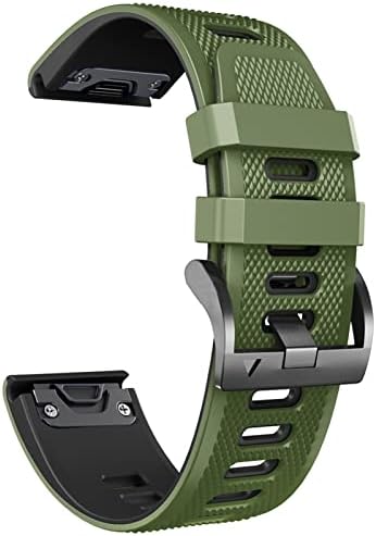 Dfamin 22 26mm Smart Watch tiras para Coros Vertix 2 Soft Silicone Smartwatch para Garmin Fenix ​​6