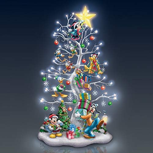 A Árvore de Natal de Bradford Exchange Magic of Disney pré-iluminada