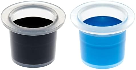 2000 Pacote pequenos tampas de tinta descartáveis, copos de pigmentos para microblading