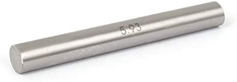 X-Dree 5,93mm dia 50mm Comprimento GCR15 Ferramenta de medição do medidor de medidor cilíndrico (5,93 mm