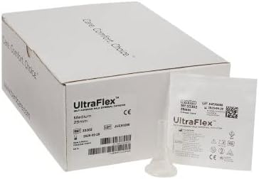 Ultraflex machine externo de cateter de silicone de banda auto -adesiva, 33302 - pacote de 30
