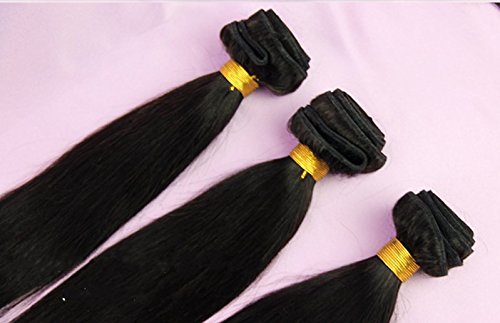 2018 Popular Dajun Hair 8A de 3 vias Fechamento de renda com feixes de pacote de cabelo virgem indiano reto