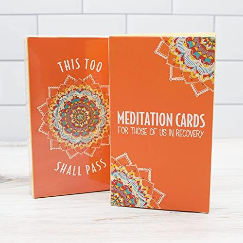Cartões de meditação sóbria - Cartões de atenção ao estresse para relaxamento de meditação -