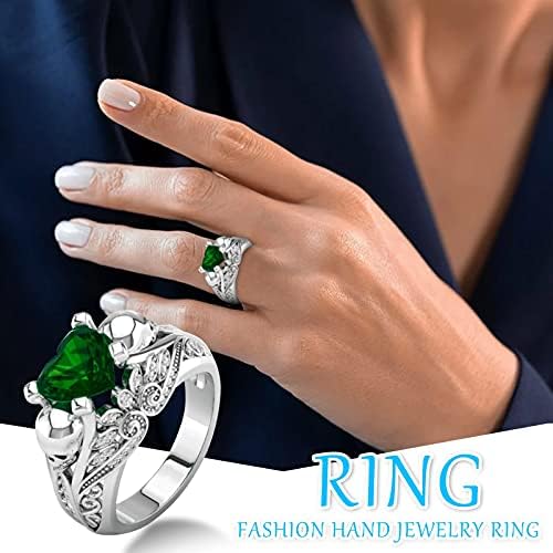 2023 novas mulheres anel colorido de jóias de casamento colorido Tamanho da liga de jóias 610 Anel de sinete