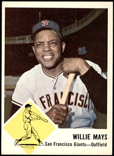 1963 Fleer # 5 Willie Mays San Francisco Giants Dean's Cards 5 - Ex -Giants