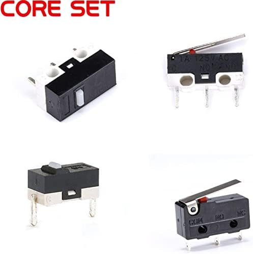 Botões do interruptor tátil gooffy 10pcs Mini Micro Mouse Button Switch TACT TACT 2/3pins microSwitch MicroSwitch