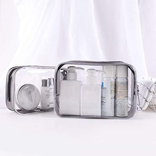 Liobo Bolsa de higiene clear Bolsa de cosméticos à prova d'água Bolsa de bagagem de viagem de viagem de viagem