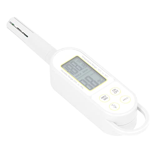 Termômetro, exibição digital do medidor de temperatura alimentada por bateria para interno