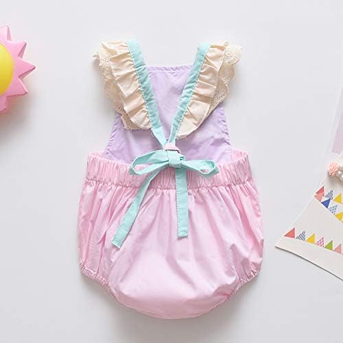 Yoriko Infant Baby Girl Summer Unicorn One Piece Romper Bodysuit Roupos