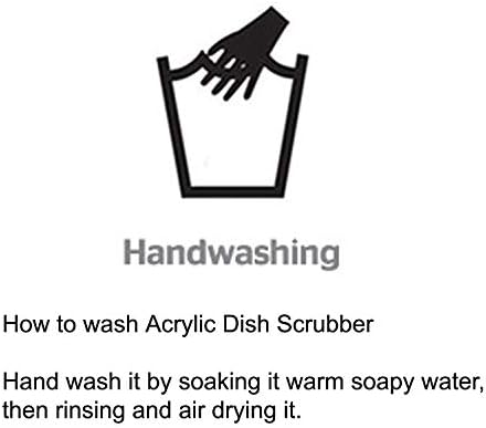 Dolessmore Durável lavador de pratos para lavagem de pratos - lavador de rede, pano de lavagem