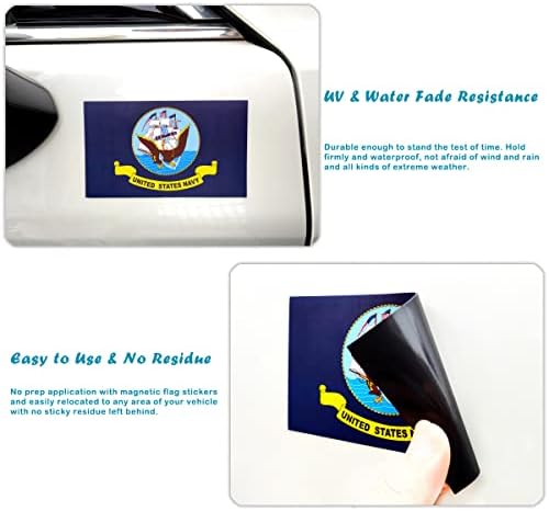 JBCD US Navy Flag Magnet Decal