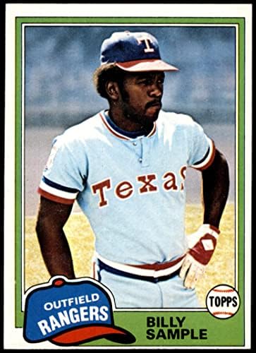 1981 TOPPS 283 Billy Amostra Texas Rangers VG/Ex Rangers