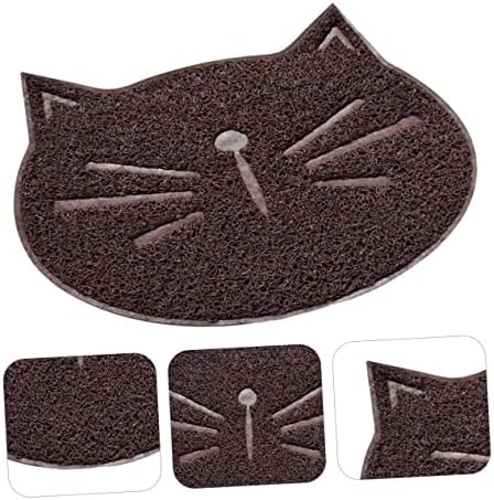 IPETBOOM Caixa de areia tapete 1pc Claw banheiro bastão Face Face Collic -Properto de Acessórios Tapete Brown