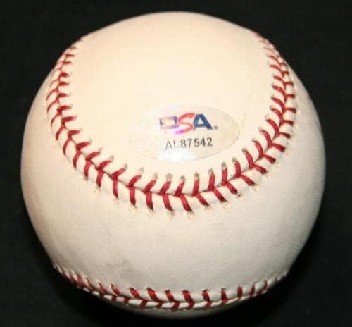 Barry Bonds assinado OML Baseball Giants autografados PSA/DNA AL87542 - Bolalls autografados