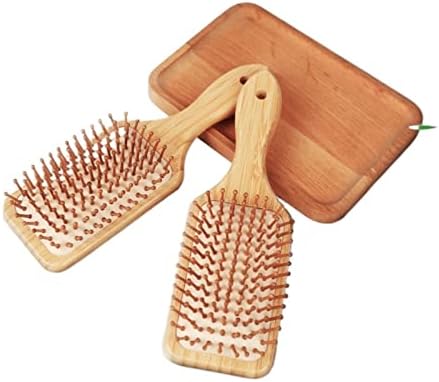 Jkyydds Airbag Massage Pent - Bamboo pente de madeira pincel de escova de cabelo massagem de massagem Ferramenta