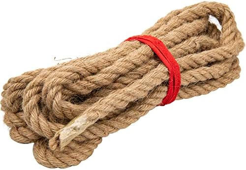 Corda de cânhamo natural torcido Manila corda corda de juta sisal para pós -riscos de gatos, camping, artesanato,