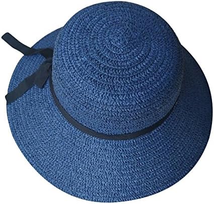 Chapéus solar feminino chapéu de palha abrangente tampa de praia de verão tampa dobrável fringed fedora