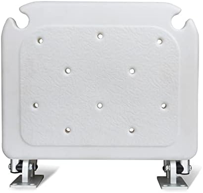 Wanlian dobring chuveiro bancada montada na parede assento, carga de 400 libras, branco