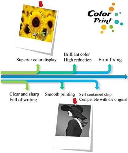 Cartucho de tinta Compatível com impressão em cores de 10 pacote MFCJ435W Substituição para LC75 LC 75XL