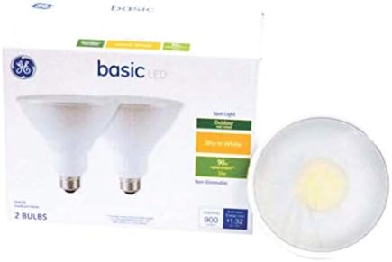 GE Basic Basic 90 Watt Eq PAR38 Lâmpada LED branca quente 93097965 Lâmpadas de luminária LED de lâmpadas