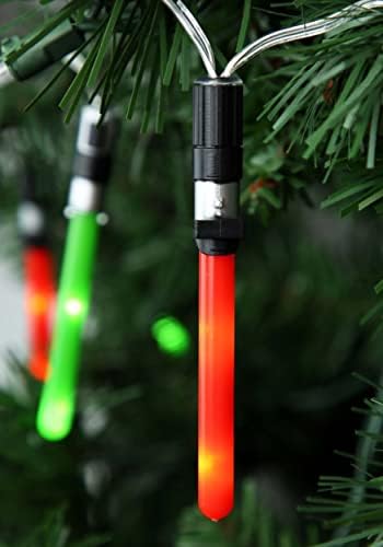 Kurt Adler Star Wars Lightsabres Light Set Green Standard