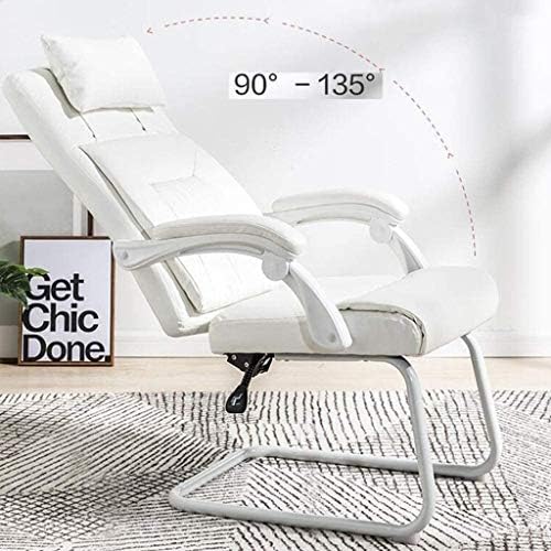 Cadeira de escritório ergonômico de couro ygqbgy scdbgy, massagem reclinável cadeira de cadeira lombar,
