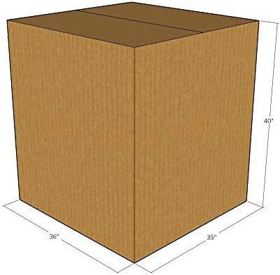 5 caixas onduladas 36x35x40 32 ECT - Novo para as necessidades de embalagem ou envio