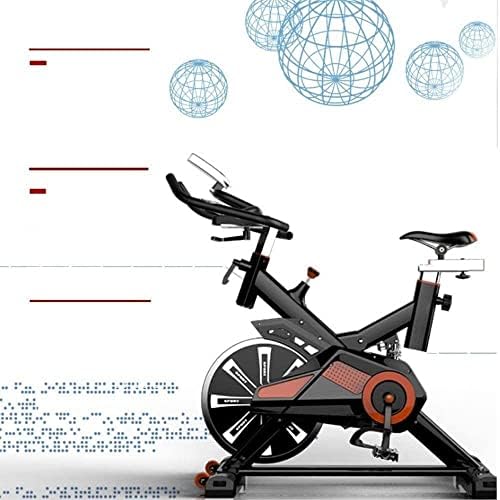 Bicicleta de exercício MXJCC, bicicleta de bicicleta de ciclismo interior com sensor de freqüência cardíaca, assento