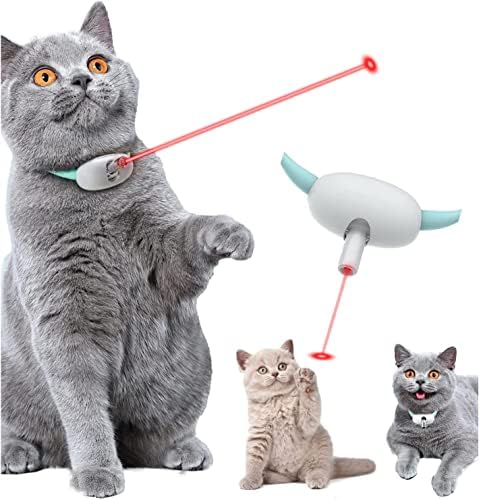 Gola de gato divertido e elétrico para gatinho, divertido colarinho de gato de gato vermelho brinquedo de