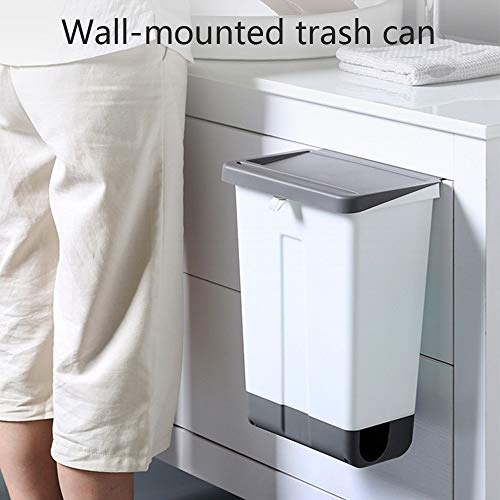 Lata de lixo de abcel, lixo de cozinha pode lixo de parede plástico lixo lixo lixo resíduos reciclando