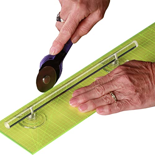 FingergUard - Proteja os dedos enquanto estiver usando cortadores rotativos - Handle torna as réguas em movimento