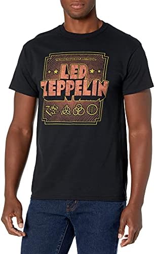 T-shirt de crista Zoso Men de Zeppelin Led Zeppelin