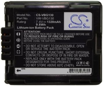 Bateria de substituição para Panasonic VDR-D220 VDR-D230 VDR-D50 VDR-D51