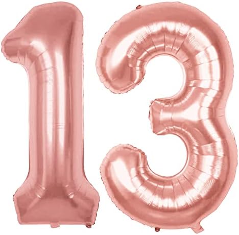 Balões de ouro rosa grande 11 número 40 polegadas | Rose Gold Número 11 para balão de aniversário para