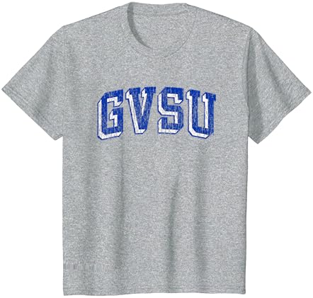 Grand Valley State Lakers Retro Arch Heather Gray Camiseta
