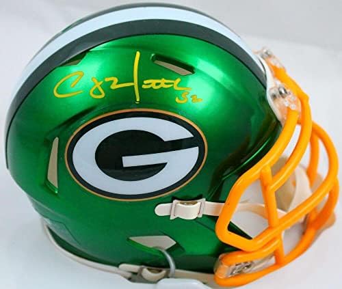 Clay Matthews autografou Green Bay Packers Flash Speed ​​Mini Capacete -Jsa W - Mini capacetes