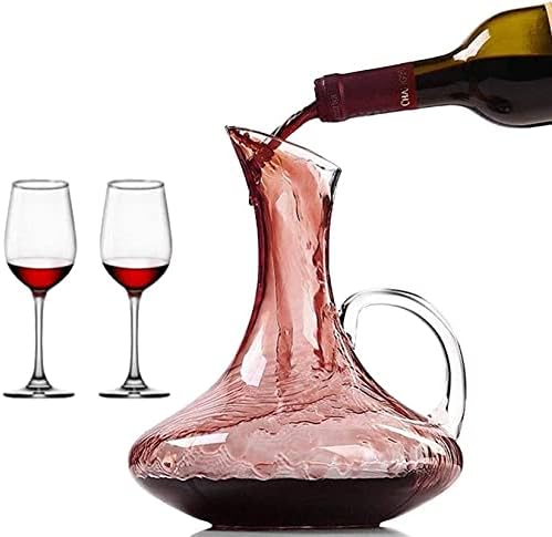Decanter de vinho da planta original, 1500 ml de dura -de -jarra de respira a mão, decantadores de vinhos de
