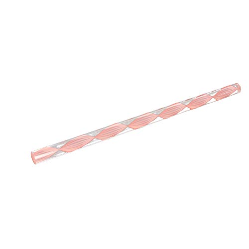 FILECT Pink Twisted Twisted Line Twisted Acrílico Haste redonda Plexiglas Tolerância leve para DIY 12mm