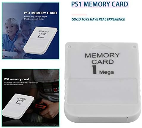Kiminors Kongqianana PS1 Cartão de memória 1 mega cartão de memória para PlayStation 1 One Ps1 PSX Game