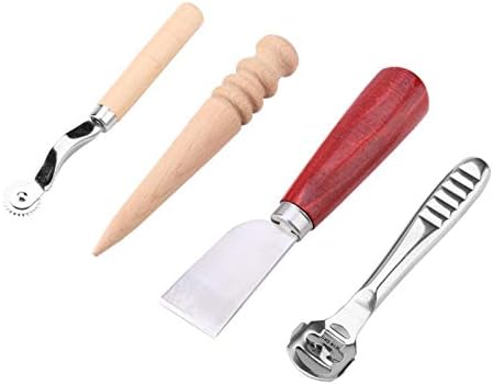 Kit de ferramentas de artesanato de couro, ferramentas de costura de couro diy kit de estofamento de costura de