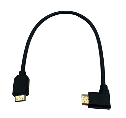 Halokny High Speed ​​Mini HDMI Connector Male para HDMI Mini Connector Male - Black)